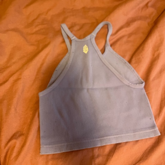 Happiness runs crop top lavender color - Picture 3 of 4